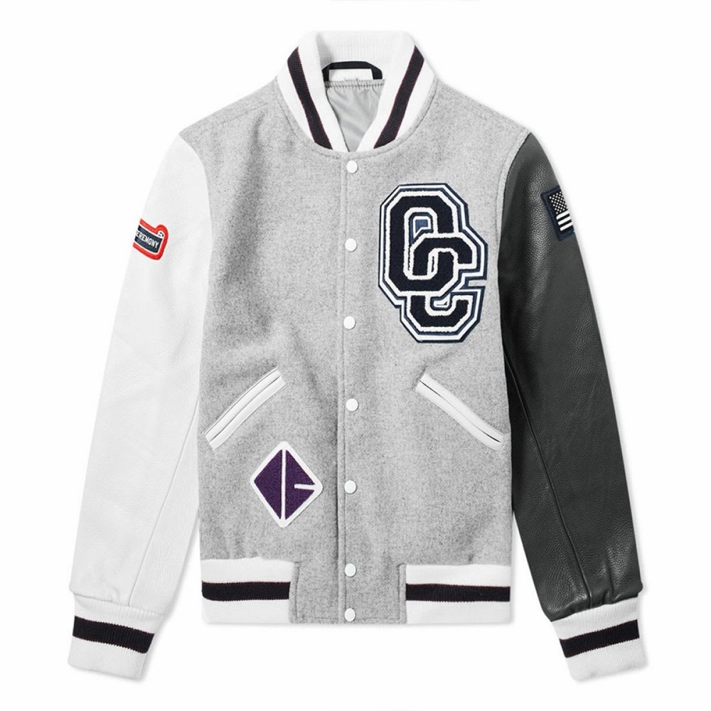 Opening Ceremony Grey and Black Varsity